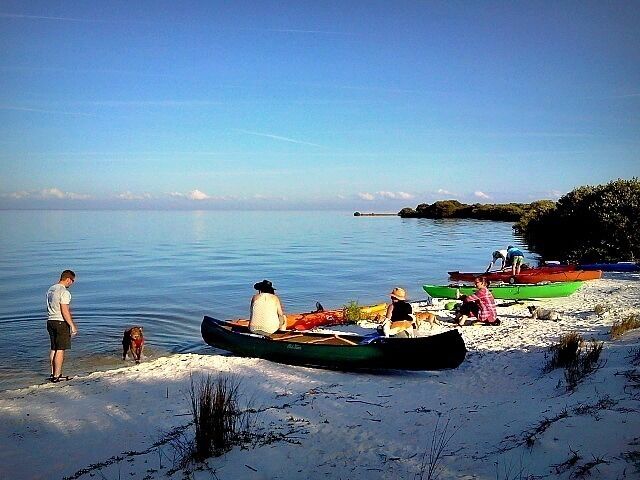 How to have a sugar white #beach all to yourself...Step One go to Cedar Key Florida. Step Two: kayak out to Atsena Otie Key while dolphins play all around you (they have reasonably priced rentals in Cedar Key). Step Three: park your kayaks at the island, relax and enjoy. Life is Good. Optional: bring along some friends, dogs and have a picnic. 