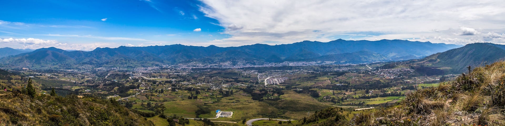 A panoramic view of Loja