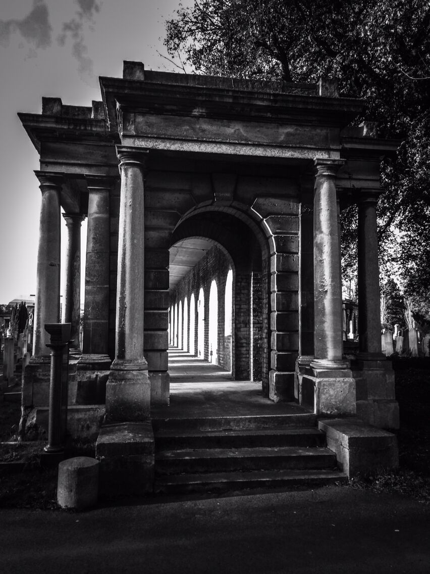 Spent the day doing a tour of Brompton Cemetary today. Awesome Victorian setting.