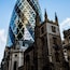 Old & new. London Gherkin