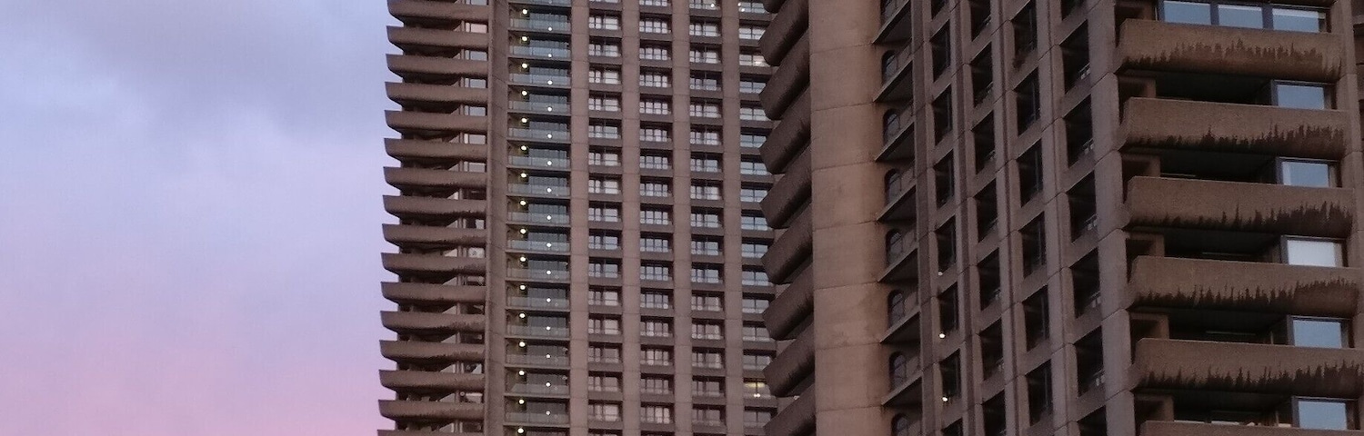 The Barbican Centre, in all its brutalist glory at sunset.
Make a day out of coming to this hidden gem by walking around the catwalks, checking out an exhibition or whatever is on in The Curve, the free exhibition hall inside of the Barbican, having a coffee at the Lakeside terrace and heading out towards the Museum of London and St. Paul's cathedral for more free art.
#LifeAtExpedia #Barbican #Brutal #StunningStructures #Sunset #Merch #London