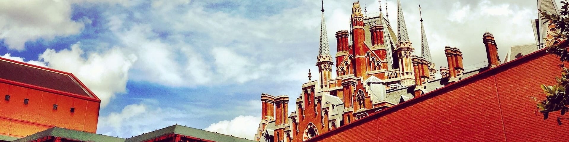 A short walk between Euston Sq station and Euston Station.