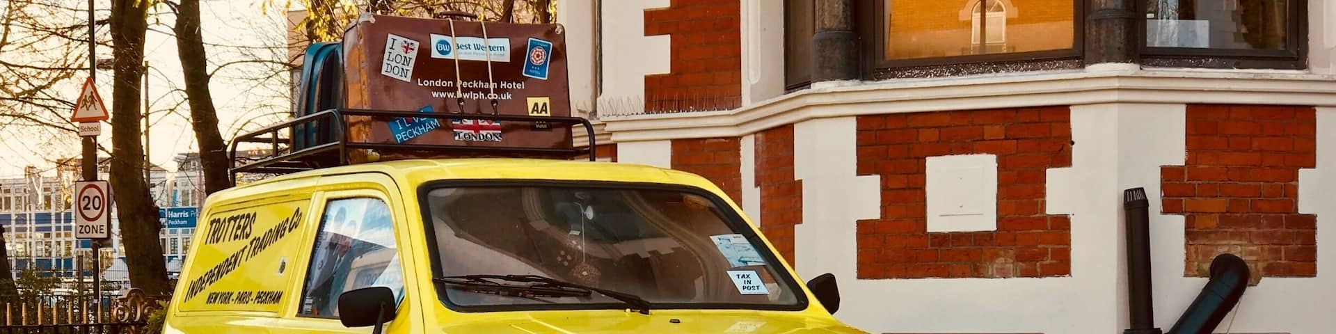 'Only Fools and Horses' themed hotel.
Nearest station: Peckham Rye.