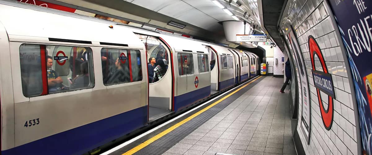 This is one of London's deeper Tube stations. Oxford Circus is proud of its escalators, and rightfully so. From street level, it's a long ride down to the platform. Don't expect any cellular coverage down here! This is one of London's busiest Underground stations and, with so many different entrances and exits, you'll need to keep your wits about you!