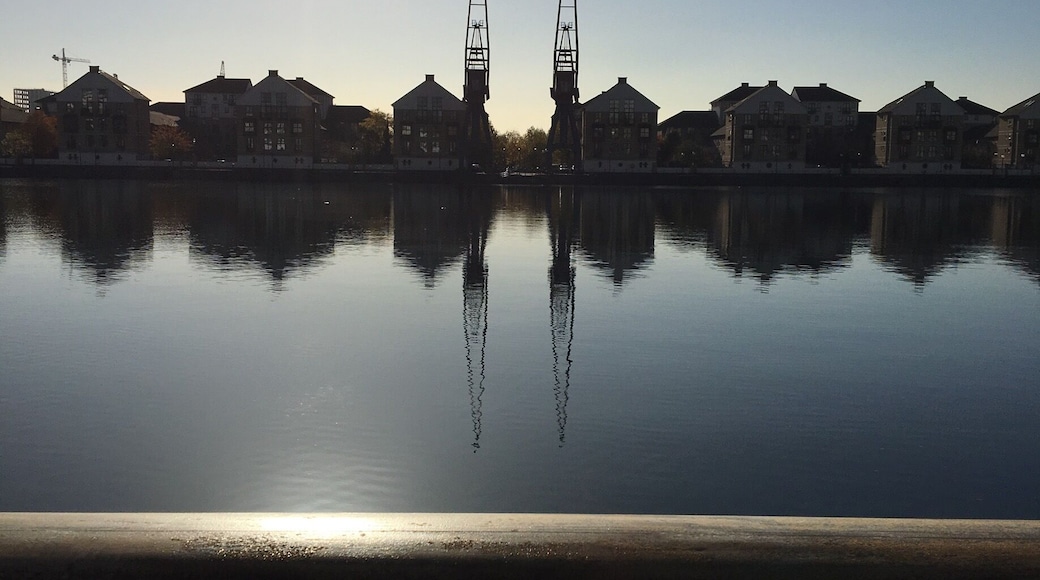 Just outside the ExCel conference centre in London’s docklands you can stroll along the wharf and see the cable cars crossing over to the O2 arena with the cityscape behind them. #UrbanJungle