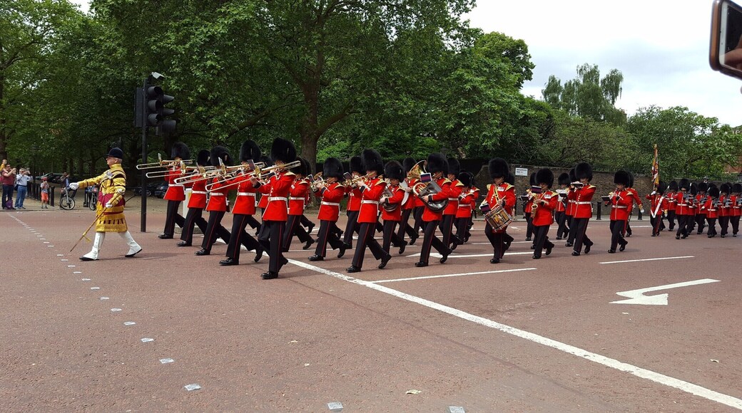 The Changing of the Guards Parade, Buckingham Palace, London, UK