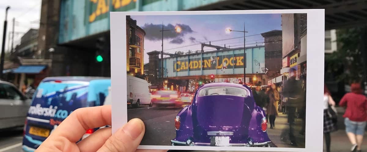 Camden Lock Market, London.