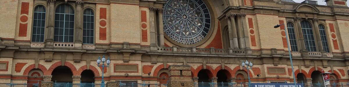 #patterns on Alexandra Palace. The home of the first BBC TV broadcast.