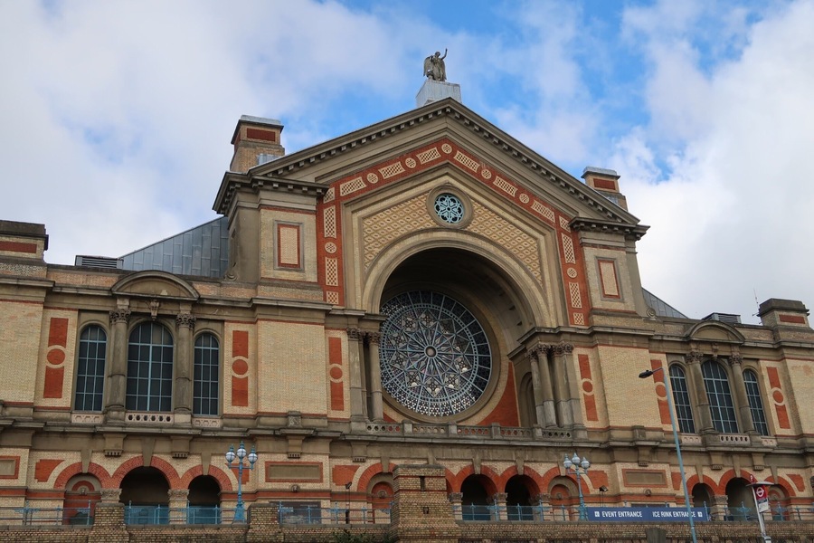 #patterns on Alexandra Palace. The home of the first BBC TV broadcast.
