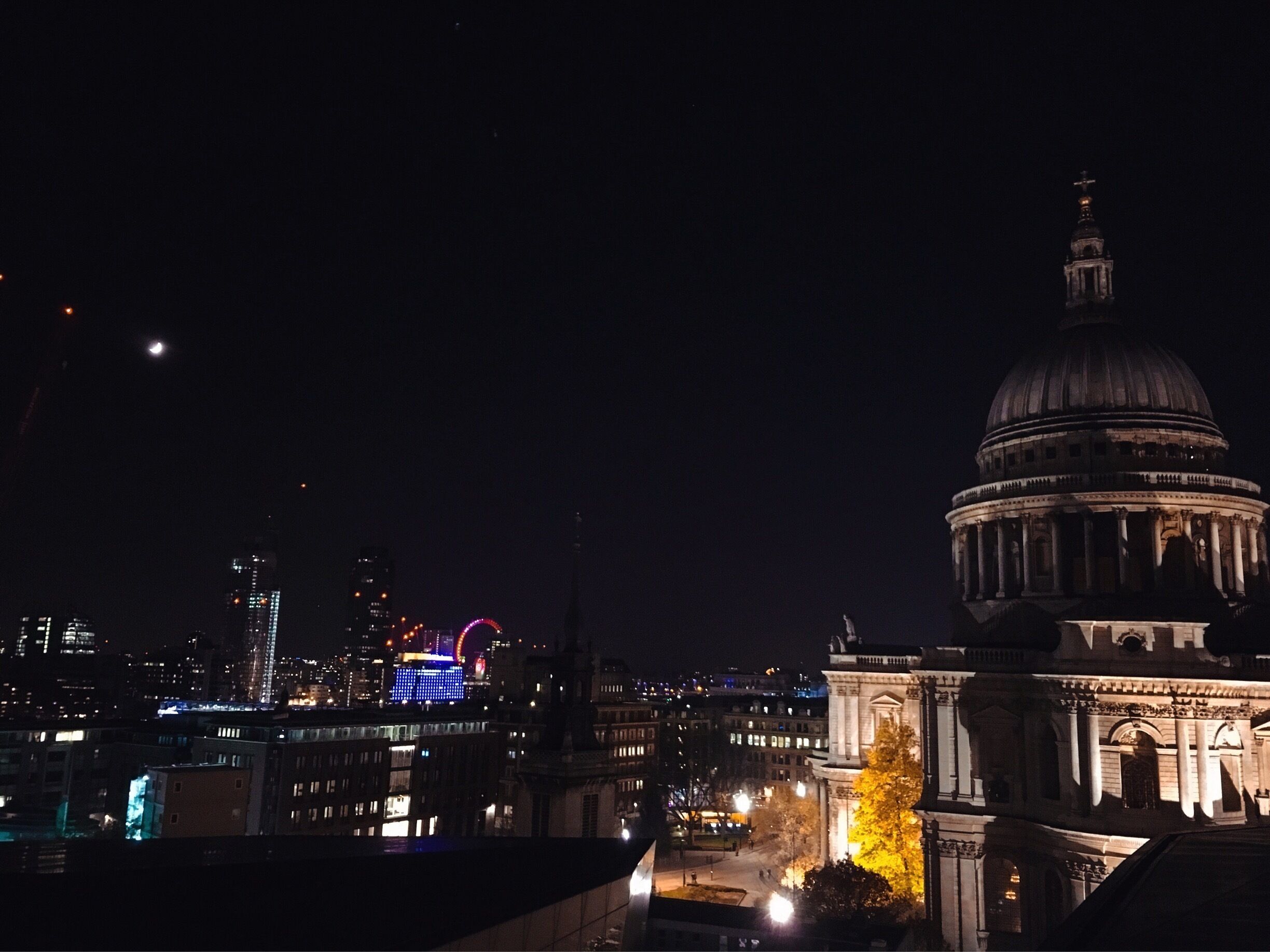 London by night #theviewfromrooftop