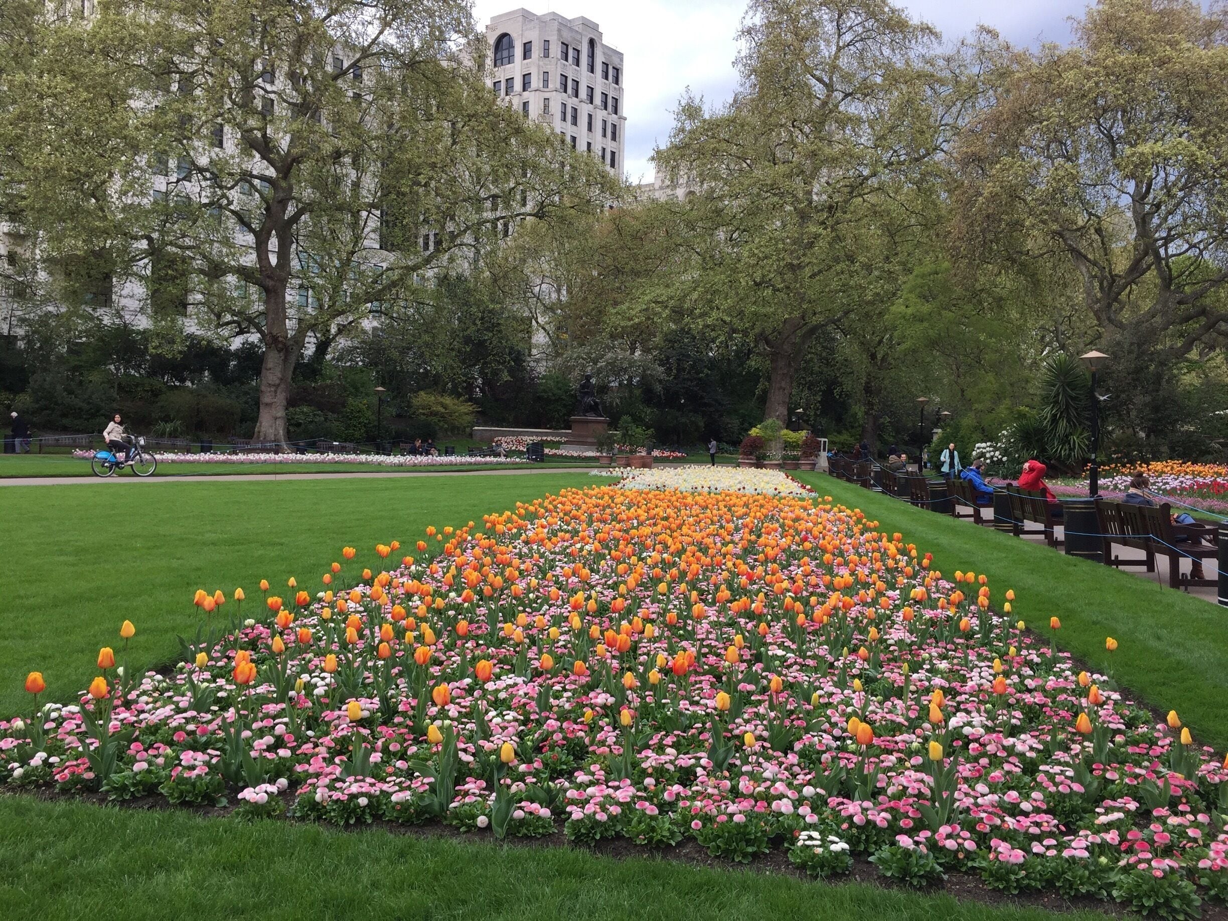 On my way to a photoshoot and passing through a little bit of colour in central London.