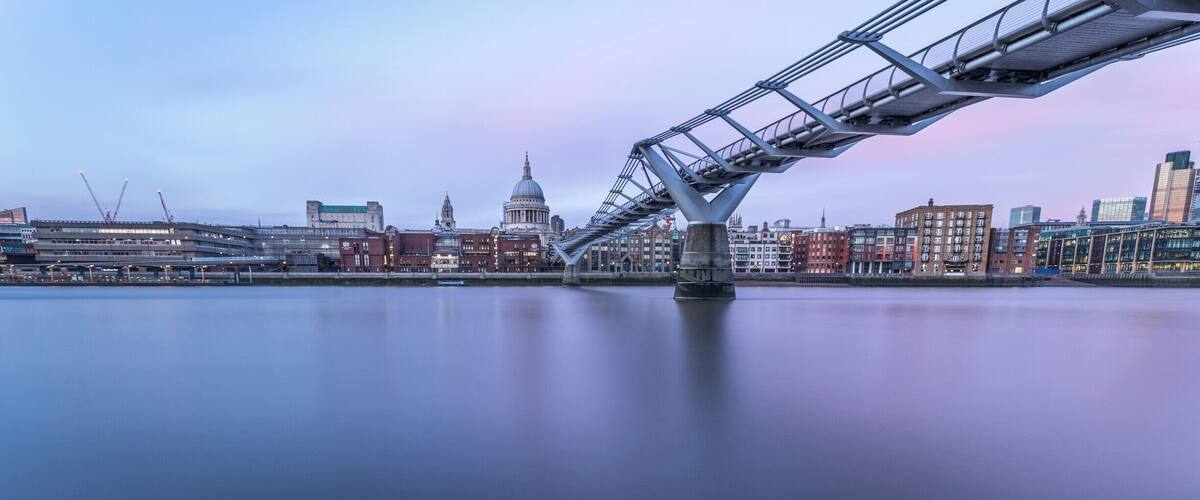 Check out the River Thames tides time. I like going out on the river bank when low tide is at sunrise or sunset. Nice light and different perspective on the London city scape are a good combination for some nice photos.