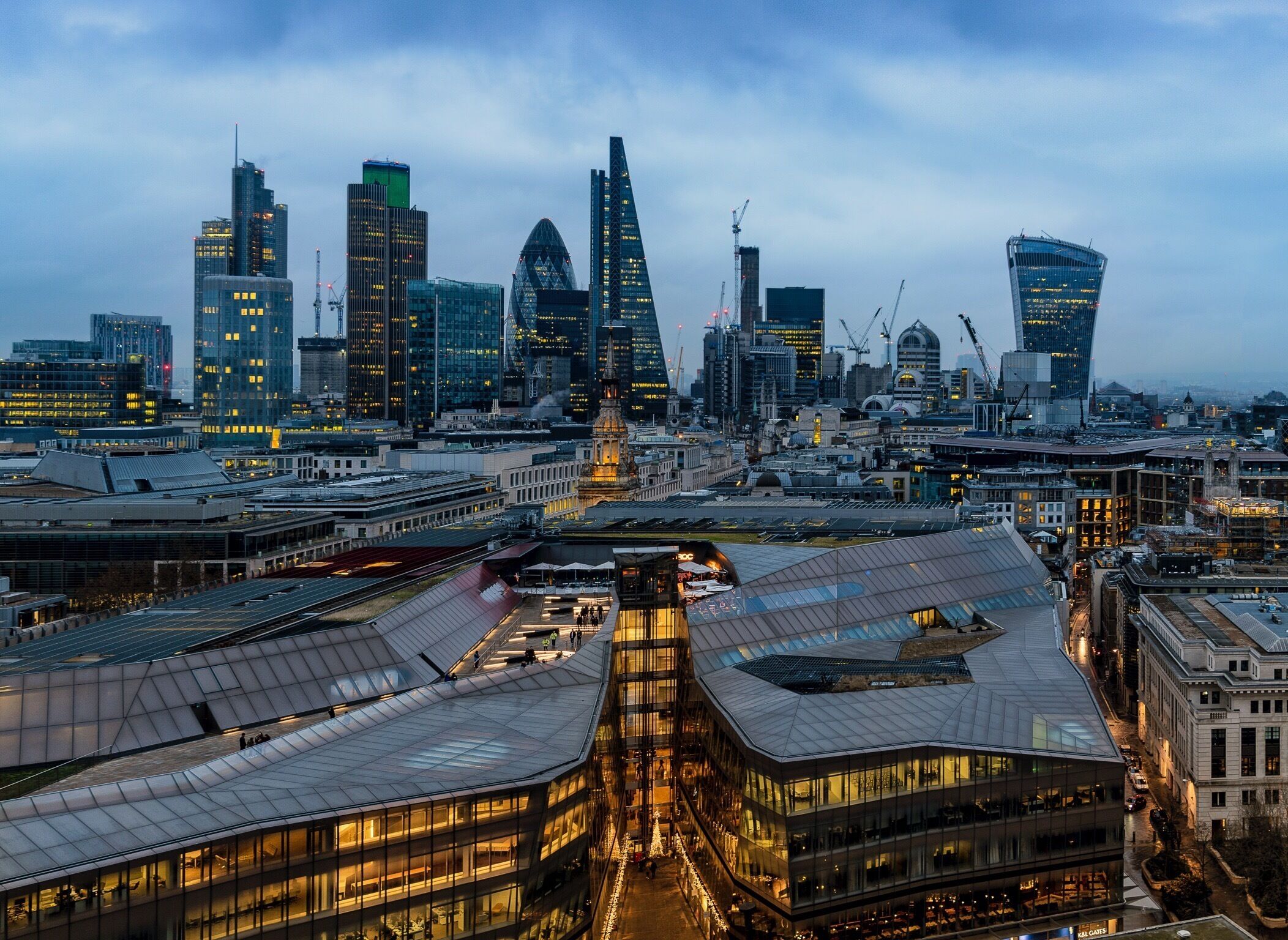 The View into the city from the top of St. Paul's #london #bvscities