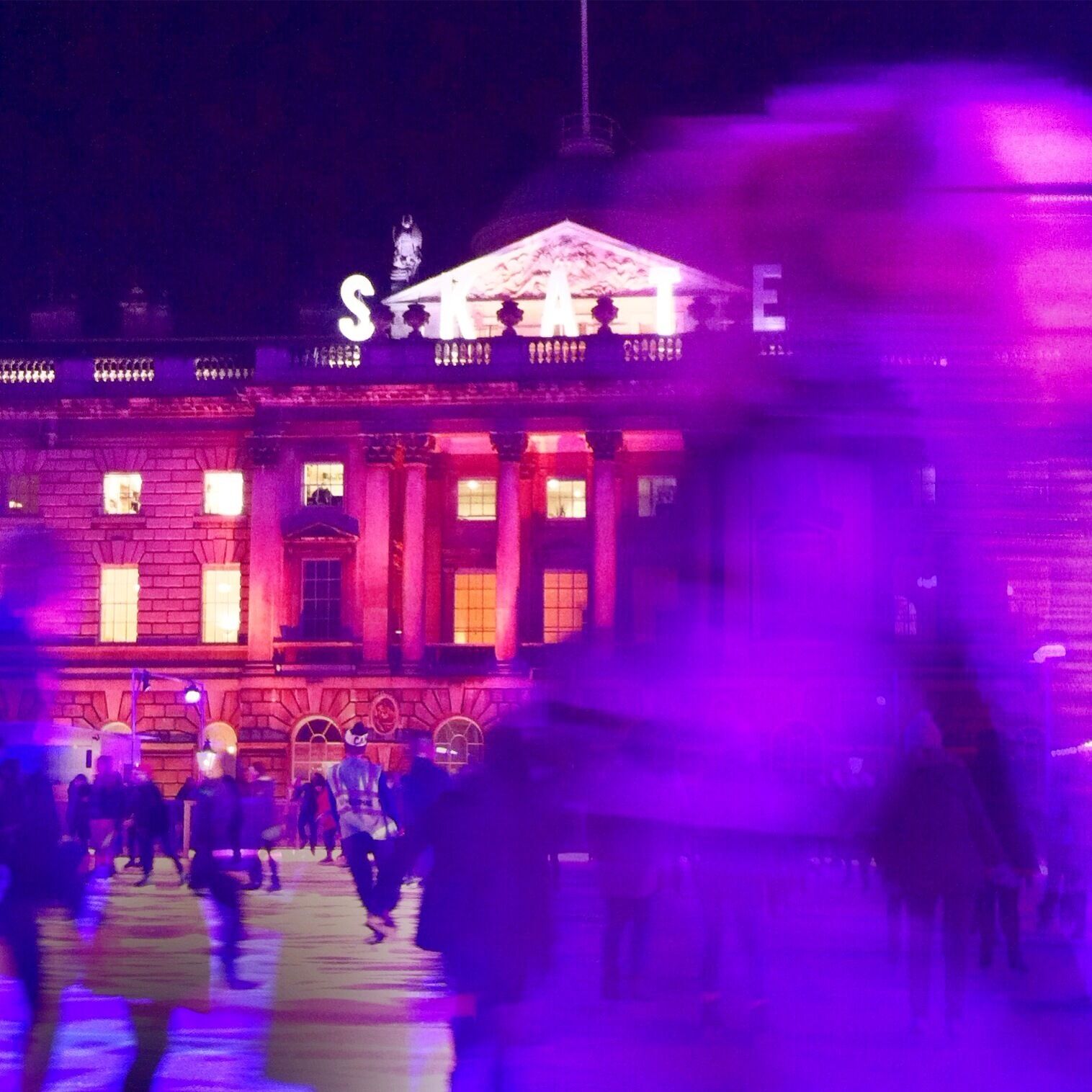 Ice skating at Somerset House is a winter must! Gorgeous location and a great DJ too!