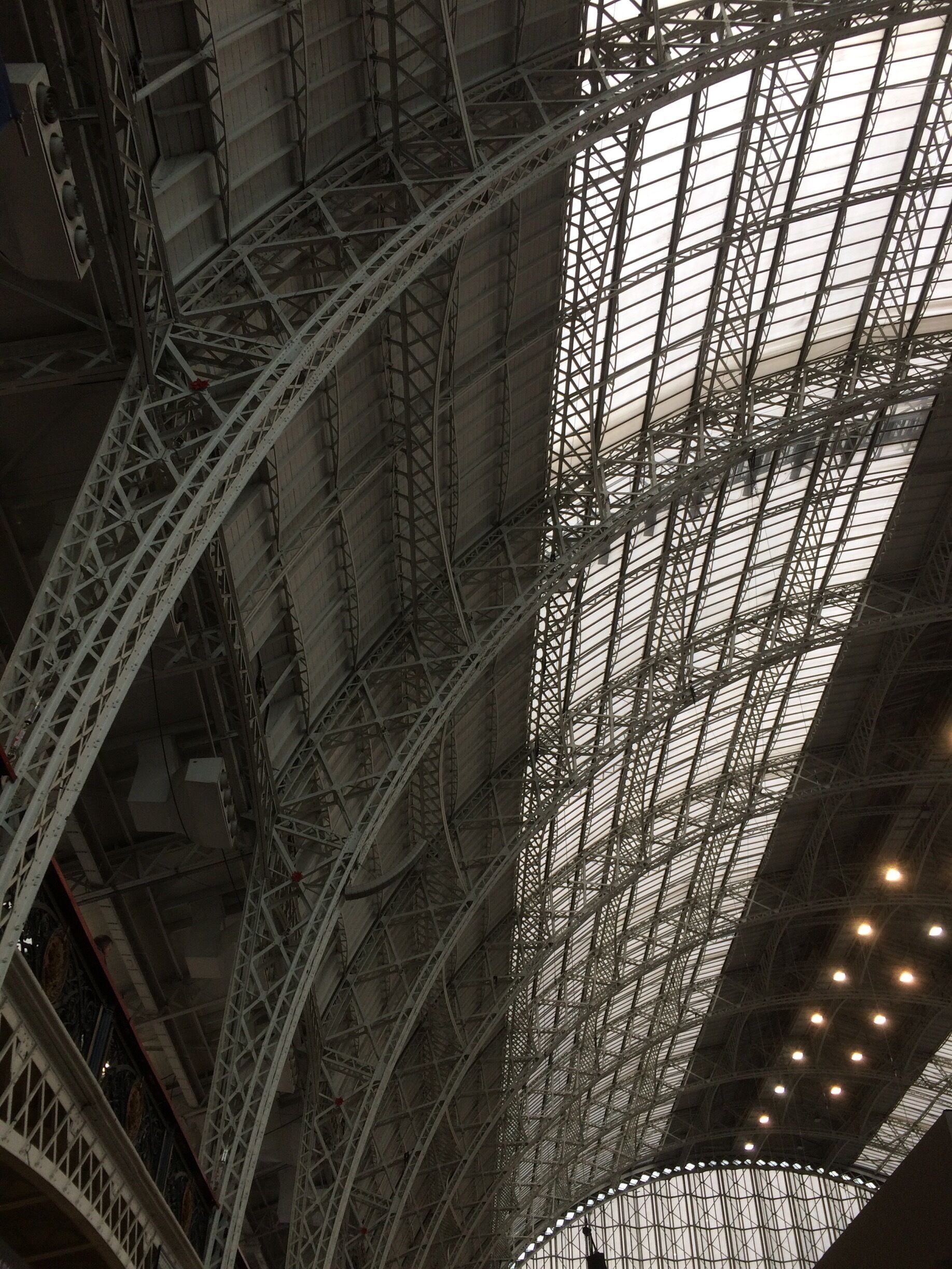 Nice bit of Victorian roofing at Olympia