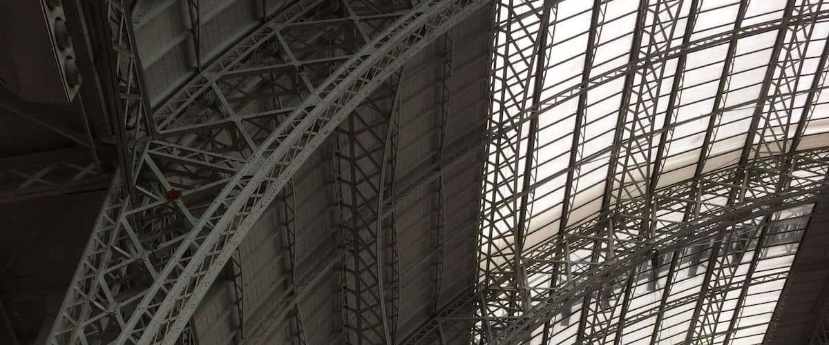 Nice bit of Victorian roofing at Olympia