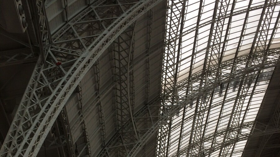 Nice bit of Victorian roofing at Olympia
