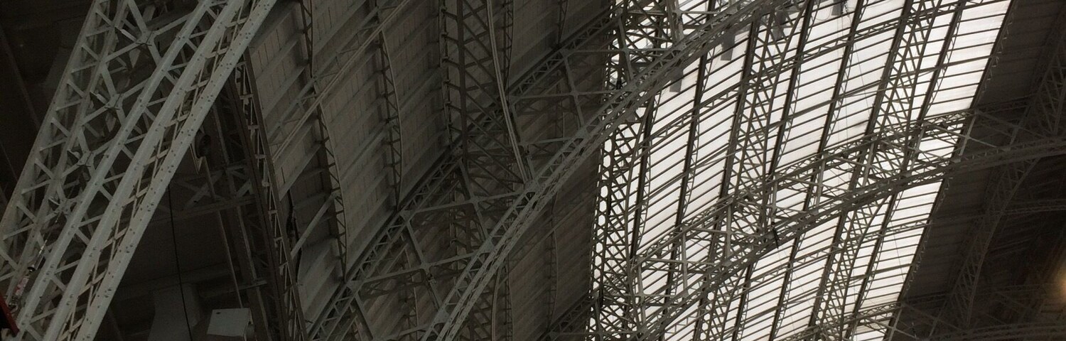 Nice bit of Victorian roofing at Olympia