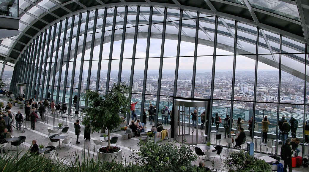 Imagine a skyscraper with an indoor garden, three eateries and, arguably, the best views in London. If you like the sound of this, you will love London's Sky Garden!
Unlike most other observation towers, Sky Garden is free to visit. All you have to do is do is go online and book a slot at a certain day and time. Once you are there, feel free to stay as long as you like.