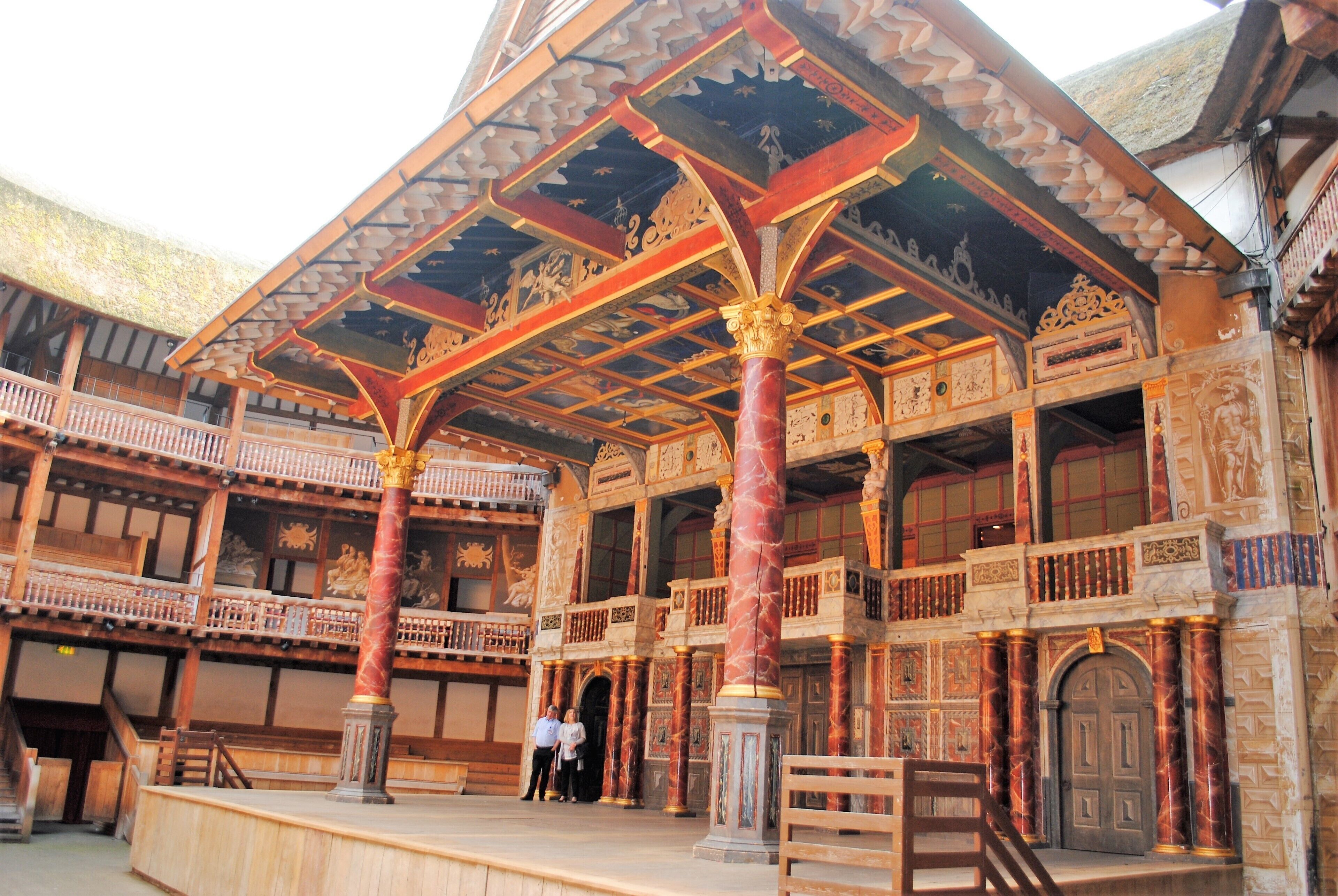 On the Southbank - which is a glorious walk on a Summers Day.  Worth a visit to the Shakespeare's Globe Theatre.  
Located on the bank of the River Thames in Bankside's Cultural Quarter, Shakespeare's Globe welcomes thousands of visitors to experience world renowned productions of Shakespeare every day.  Regular tours without watching plays also available.
#Details!

#Photo Details Sweepstake