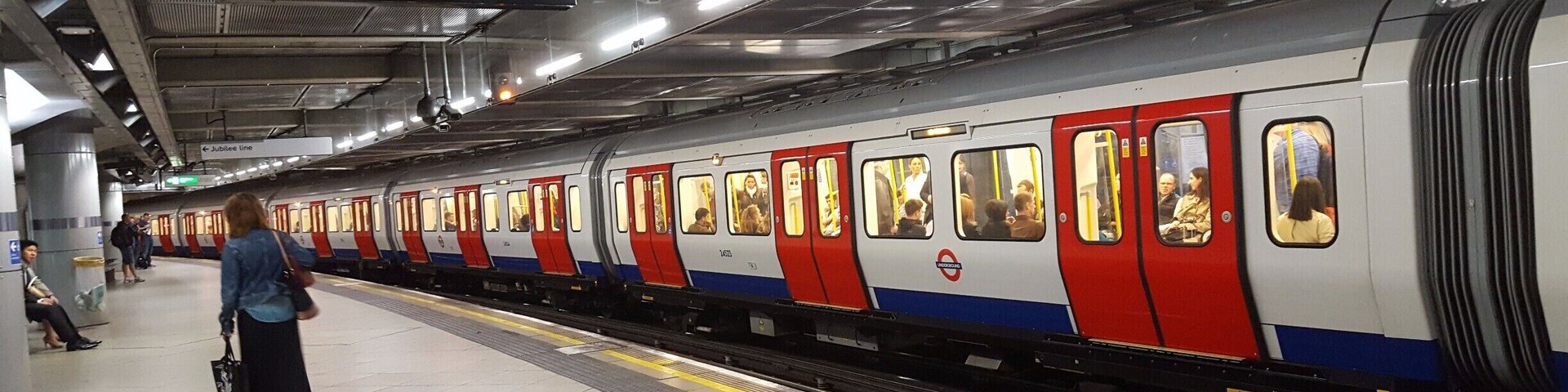 Waiting for our train