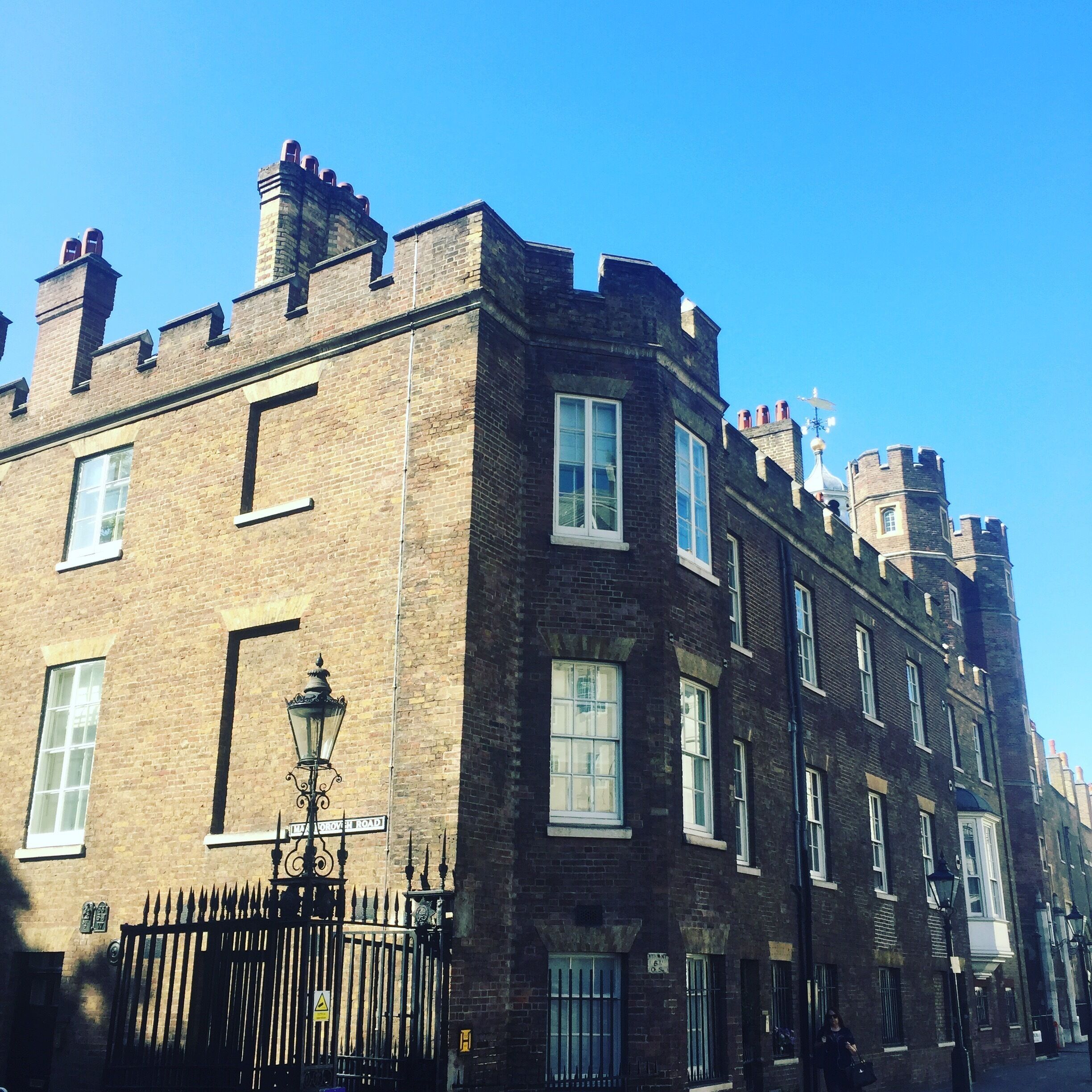 Londons oldest palace. Has more power than Buckingham Palace just behind it.