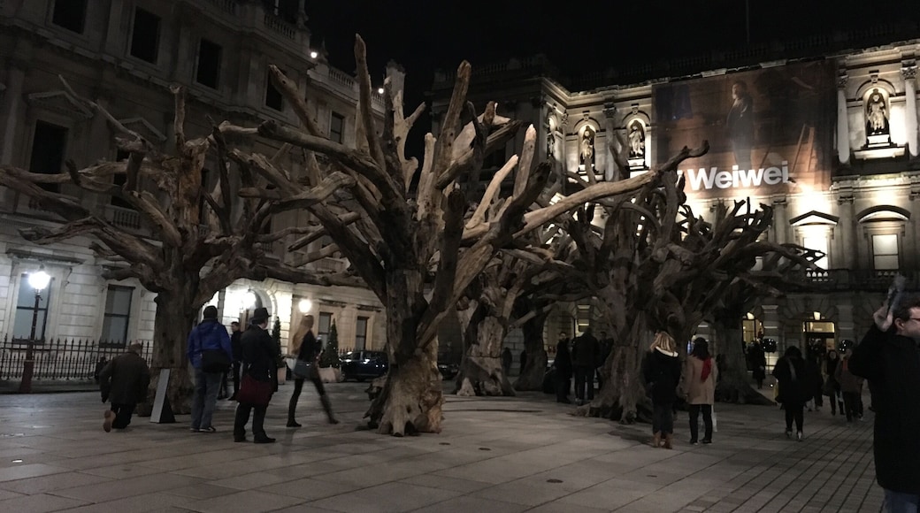 Ai Weiwei's Trees in the Royal Academy courtyard