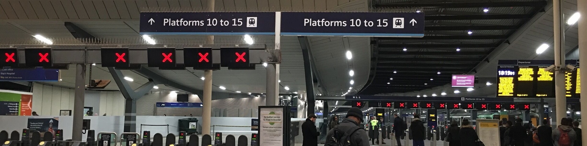 When all train services goes on strike!