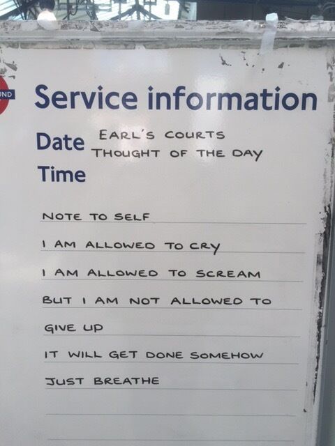 The thought of the day!