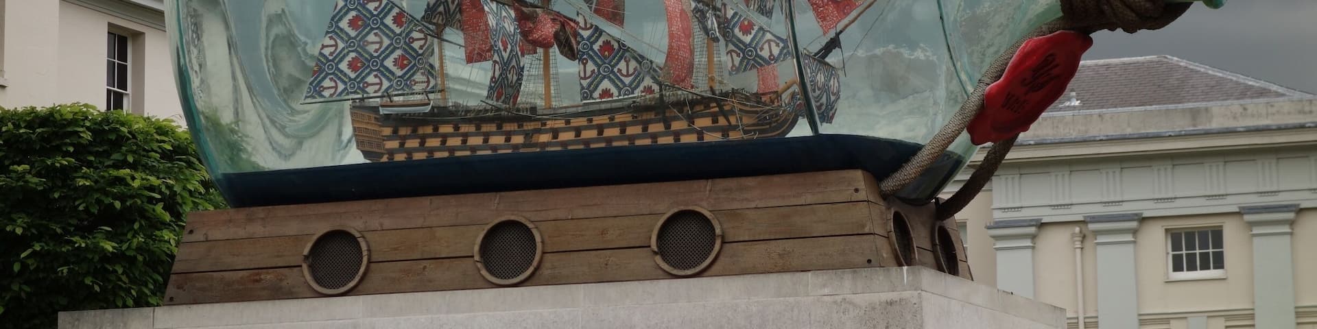 Big ship in a huge bottle !