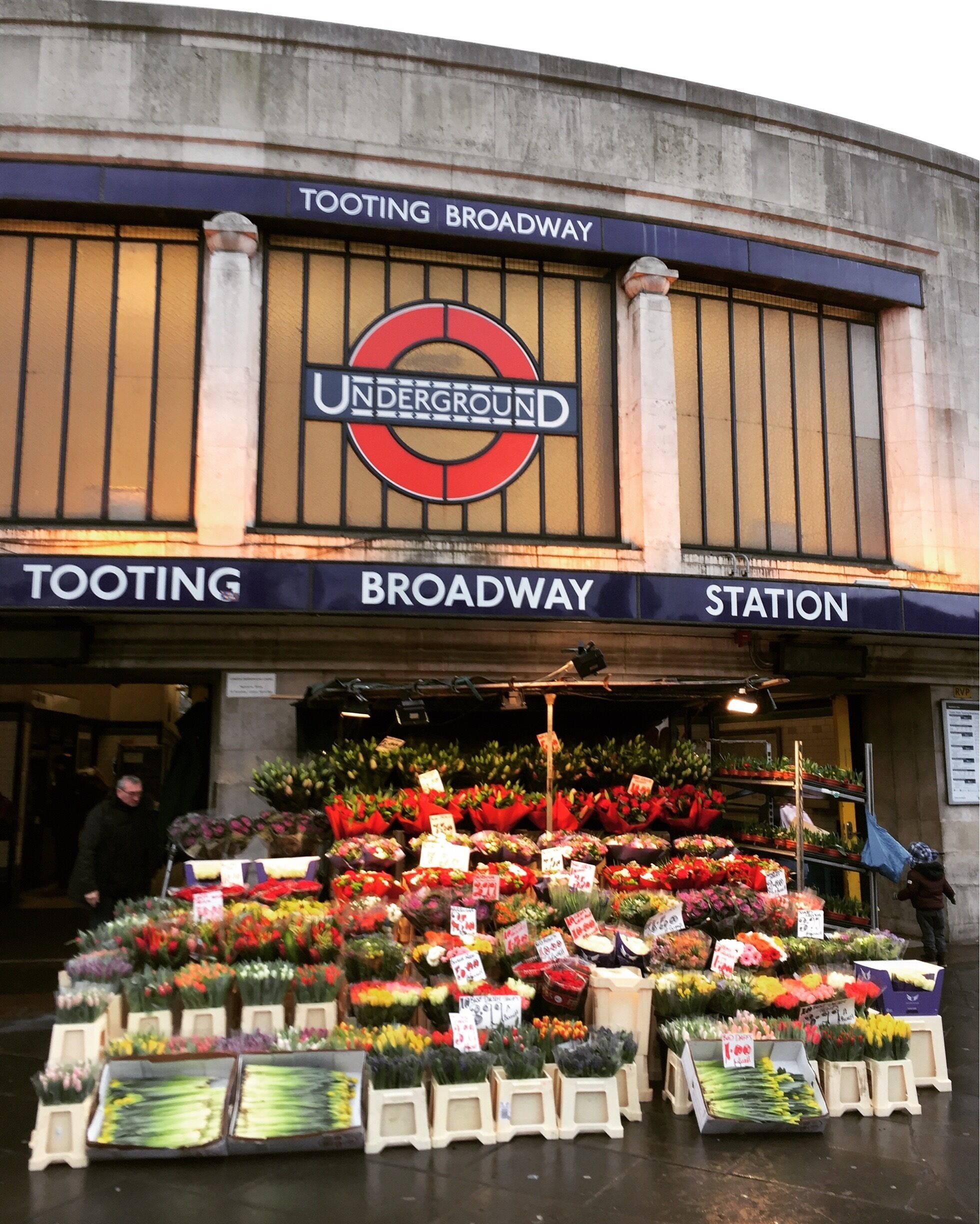 Flower seller in Tooting 