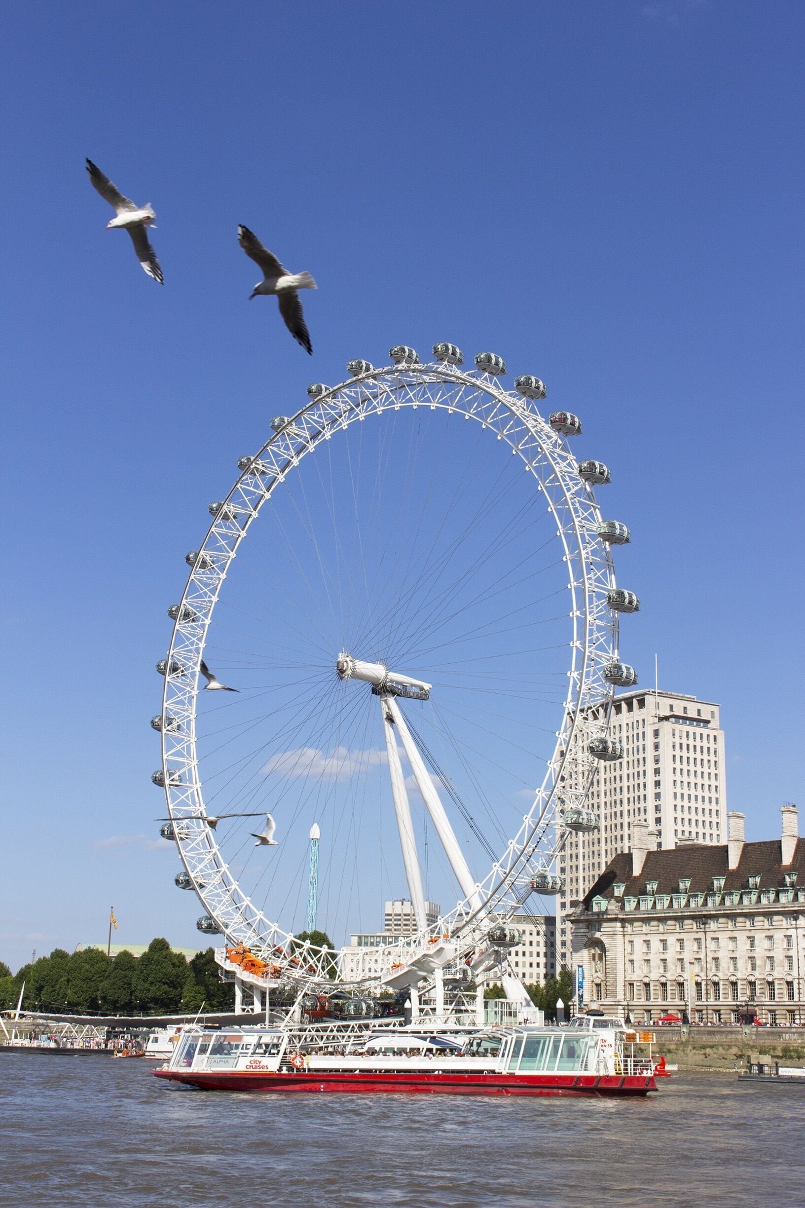 October 2013
A view of the London Eye from the river. We did the Thames cruise which was very informative and gave us a different perspective of London.
#StunningStructures