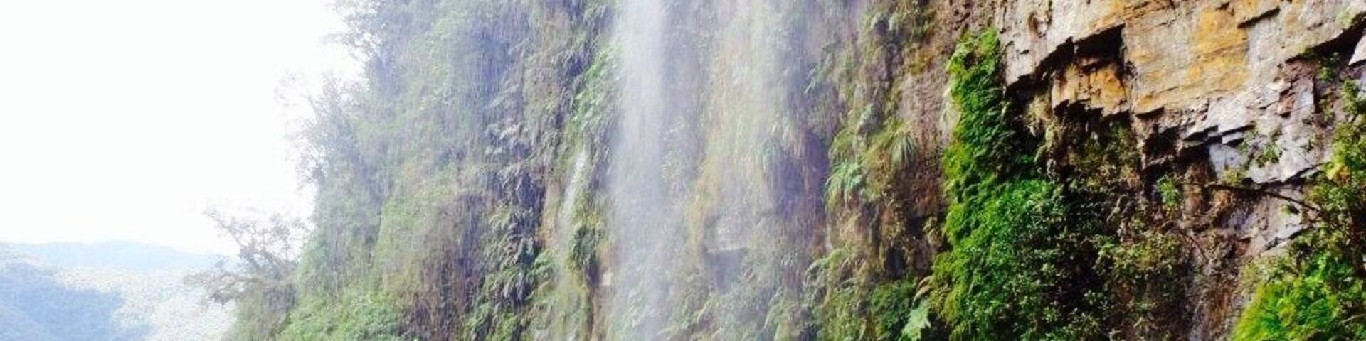 Biking down "the world's most dangerous road" or "death road" is one of the most fun activities to do in Bolivia. Starting at high altitude in snow and ending in jungle! Did it with the awesome Gravity tours in La Paz who aren't lacking in the safety practices like other companies.