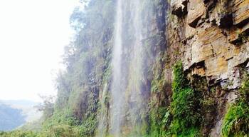 Biking down "the world's most dangerous road" or "death road" is one of the most fun activities to do in Bolivia. Starting at high altitude in snow and ending in jungle! Did it with the awesome Gravity tours in La Paz who aren't lacking in the safety practices like other companies.