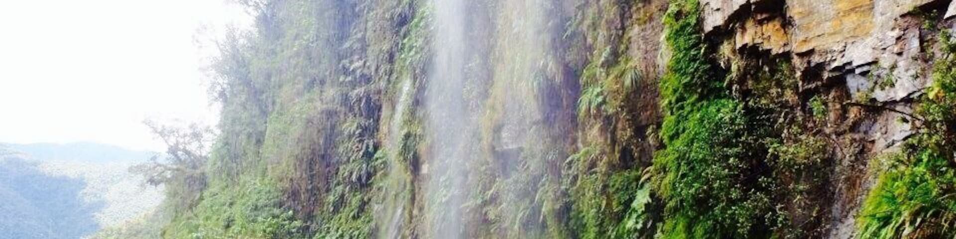 Biking down "the world's most dangerous road" or "death road" is one of the most fun activities to do in Bolivia. Starting at high altitude in snow and ending in jungle! Did it with the awesome Gravity tours in La Paz who aren't lacking in the safety practices like other companies.