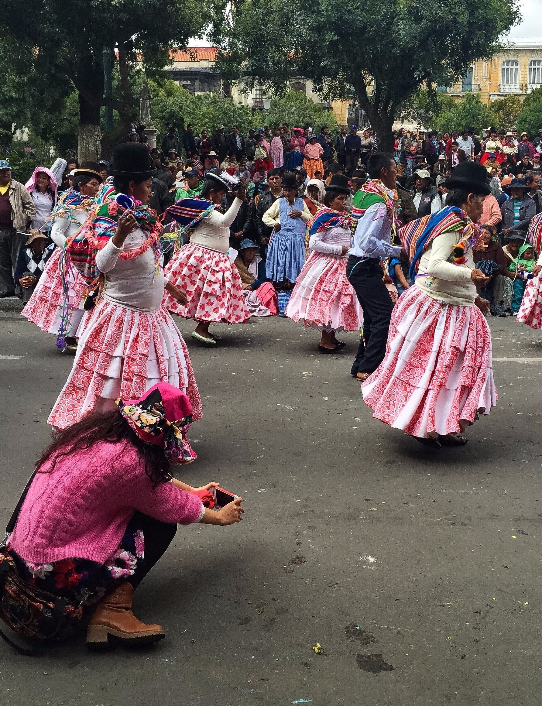 Made famous by the bedazzling costumes and gigantic floats in Brazil, South America's carnivals are often associated with glitz, glamour and international prestige. However, the #Festival is a much more local celebration in Bolivia and southern areas of Peru. The local indigeneous tribes come together for food, music and traditional dance to welcome in the new year. #merch #LifeAtExpedia