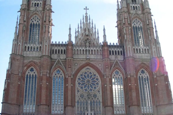 Beautiful cathedral in La Plata