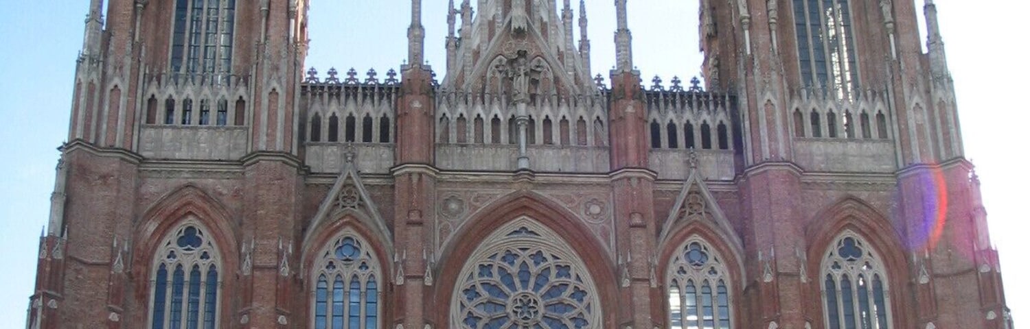 Beautiful cathedral in La Plata