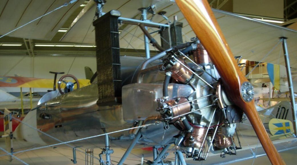 Lots of really cool old planes at the Swedish Air Force Museum.