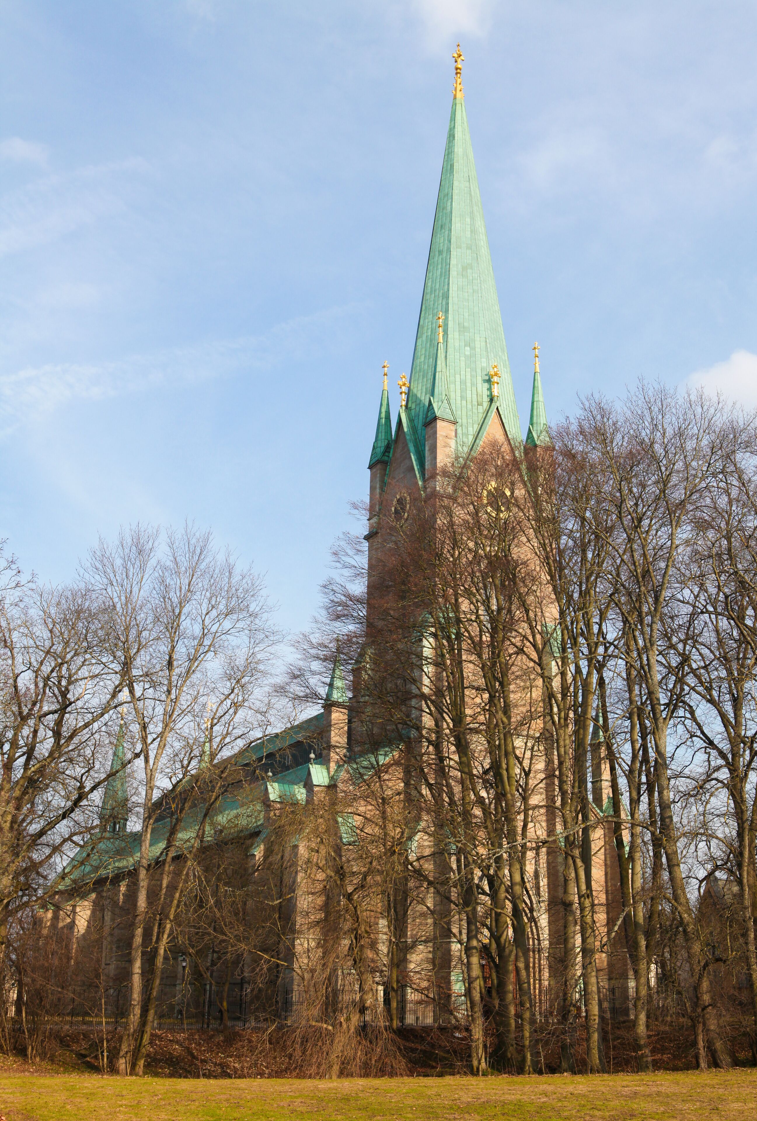 Famous Linkoping cathedral in Sweden