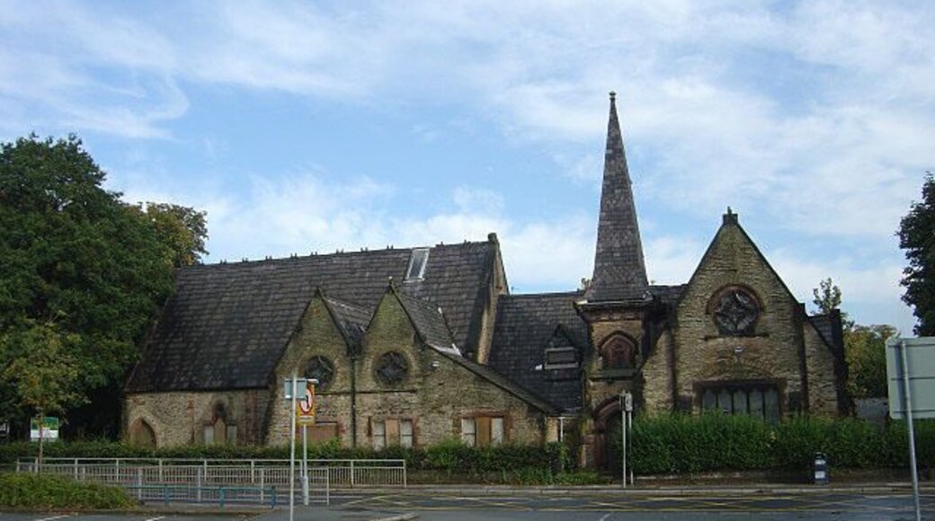 Park Hall Disused community hall on Huyton Hey Road.