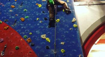 Climbing at awesome walls in Liverpool. :-) #climbing