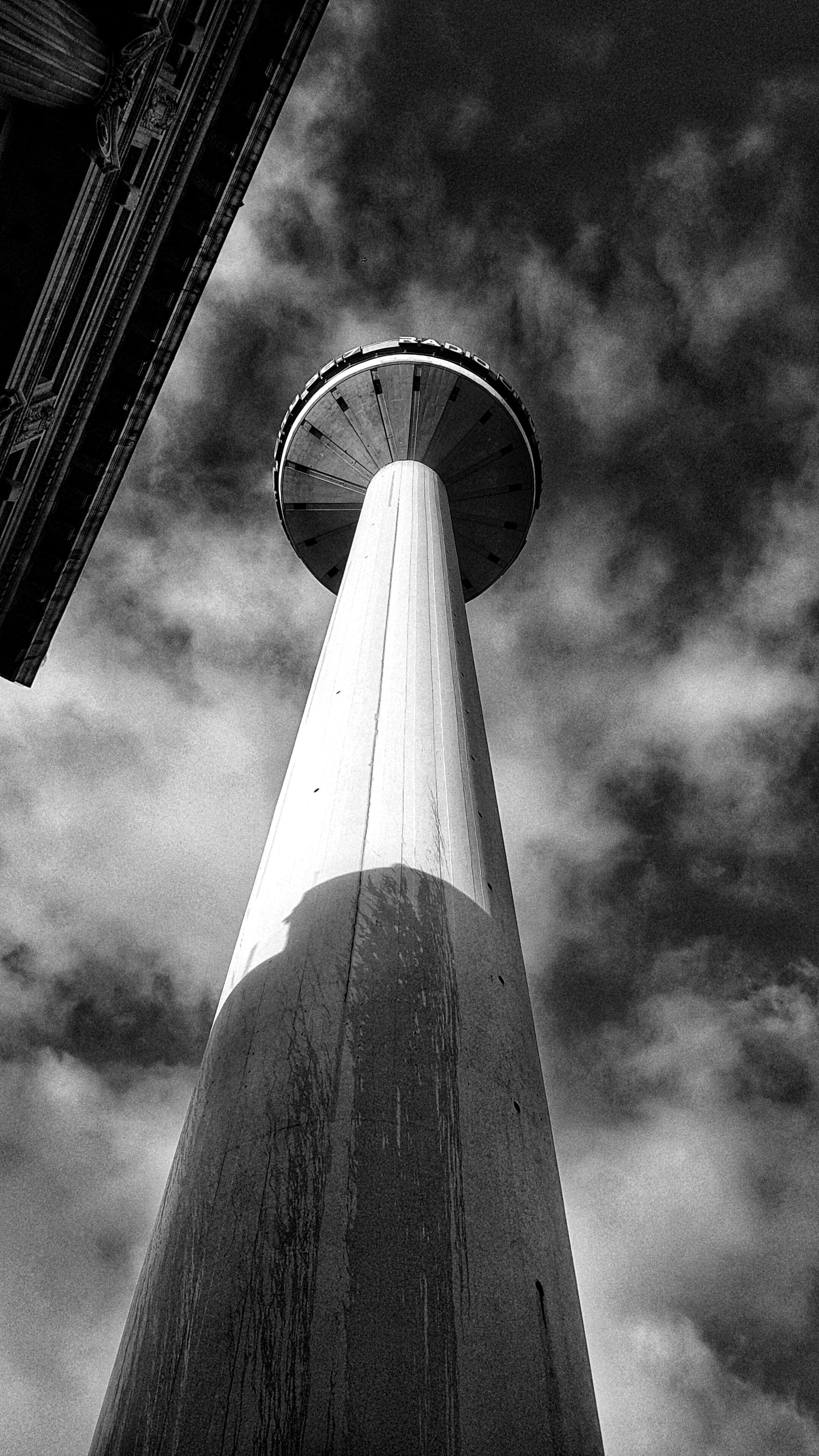 Taken earlier after a hail storm. St John's tower or beacon.
Taken on a Samsung S8 phone.