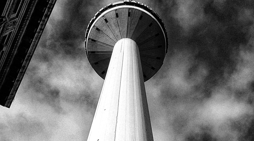 Taken earlier after a hail storm. St John's tower or beacon.
Taken on a Samsung S8 phone.