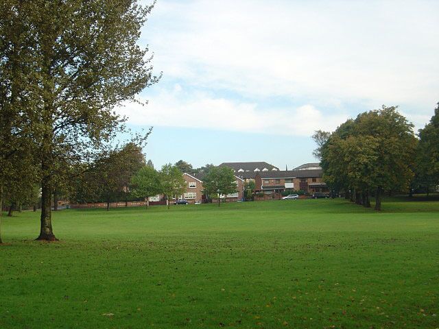 McGoldrick Park Looking north to the houses on St Agnes Road.
