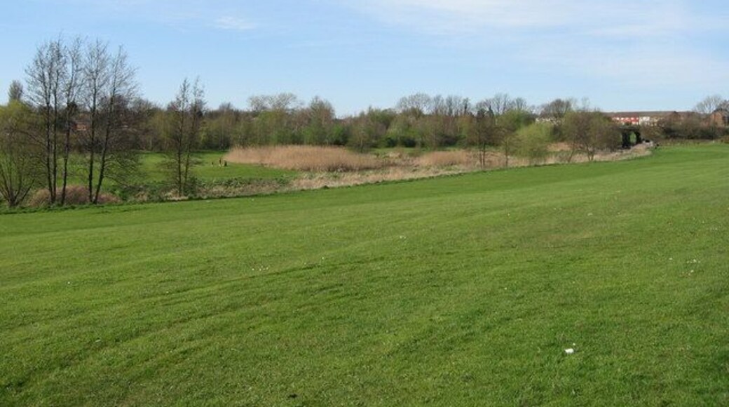 Millbrook Park Millennium Green Millbrook Park Millennium Green is an expansive area of public open space providing an impressive backdrop to the ancient St. Chads Church. Although adjacent to the centre of Kirkby, (Mill) Brook runs through the middle of the site and trees border the edge making it a peaceful retreat.
