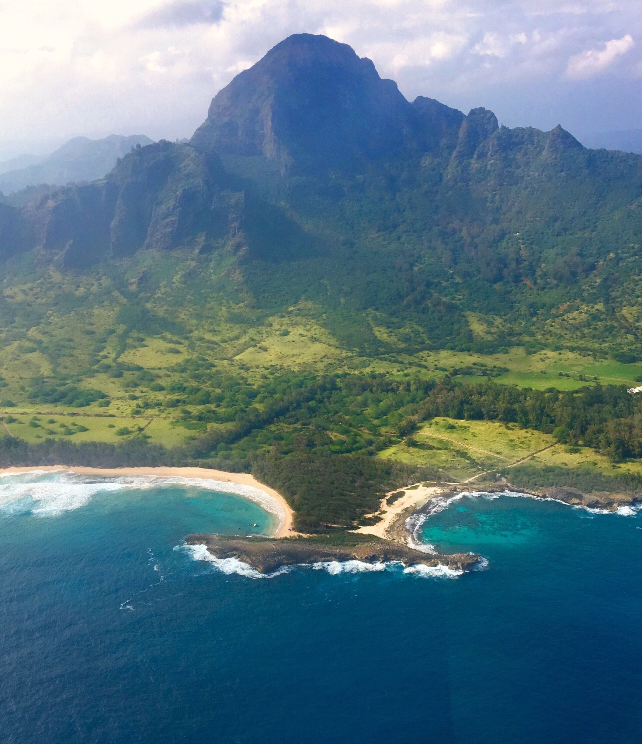 Throwback to when I got to fly over the island of Kauai #greenphotosweepstakes #green