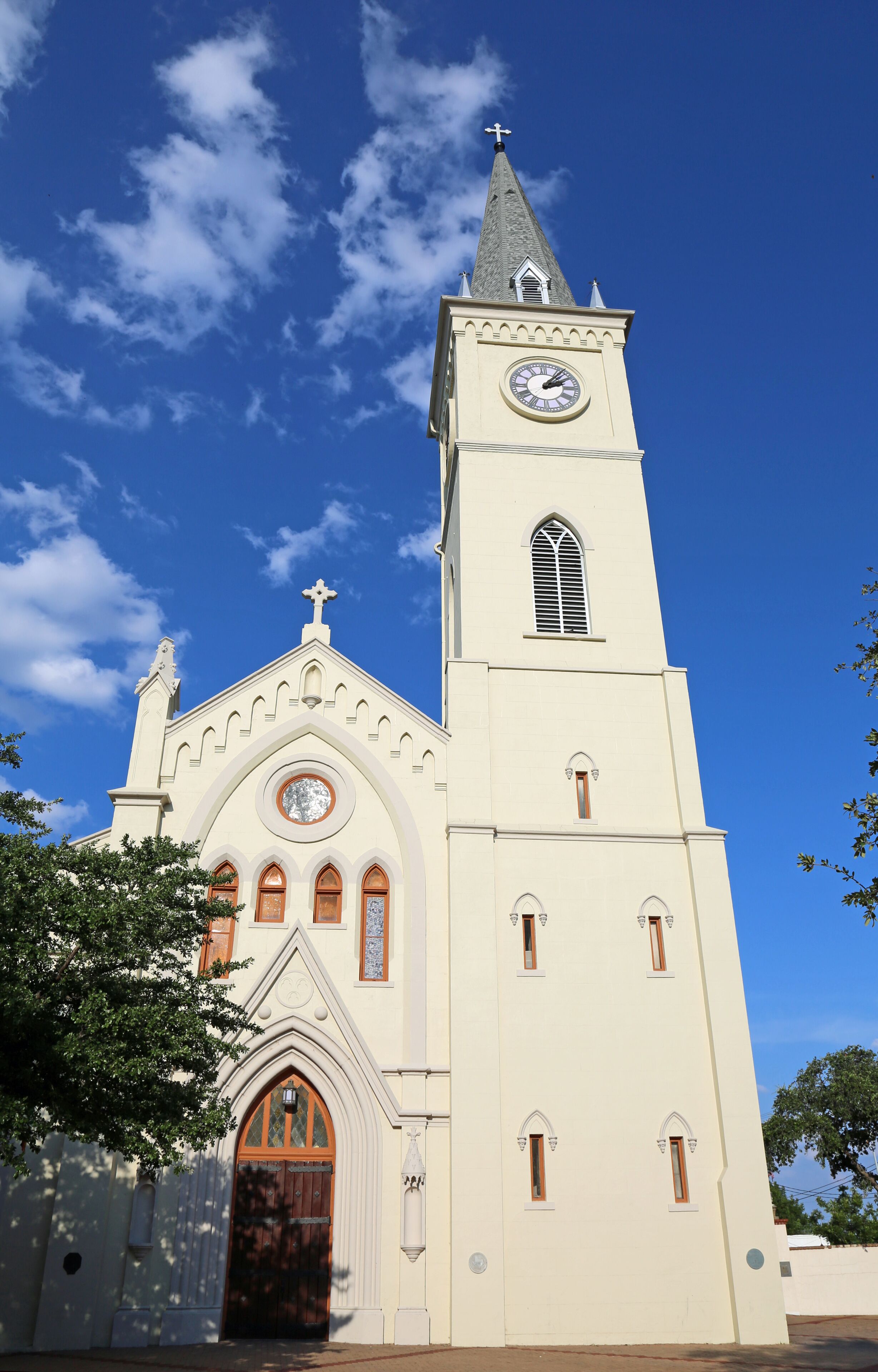 Front of San Augustin de Laredo,  Laredo, Texas