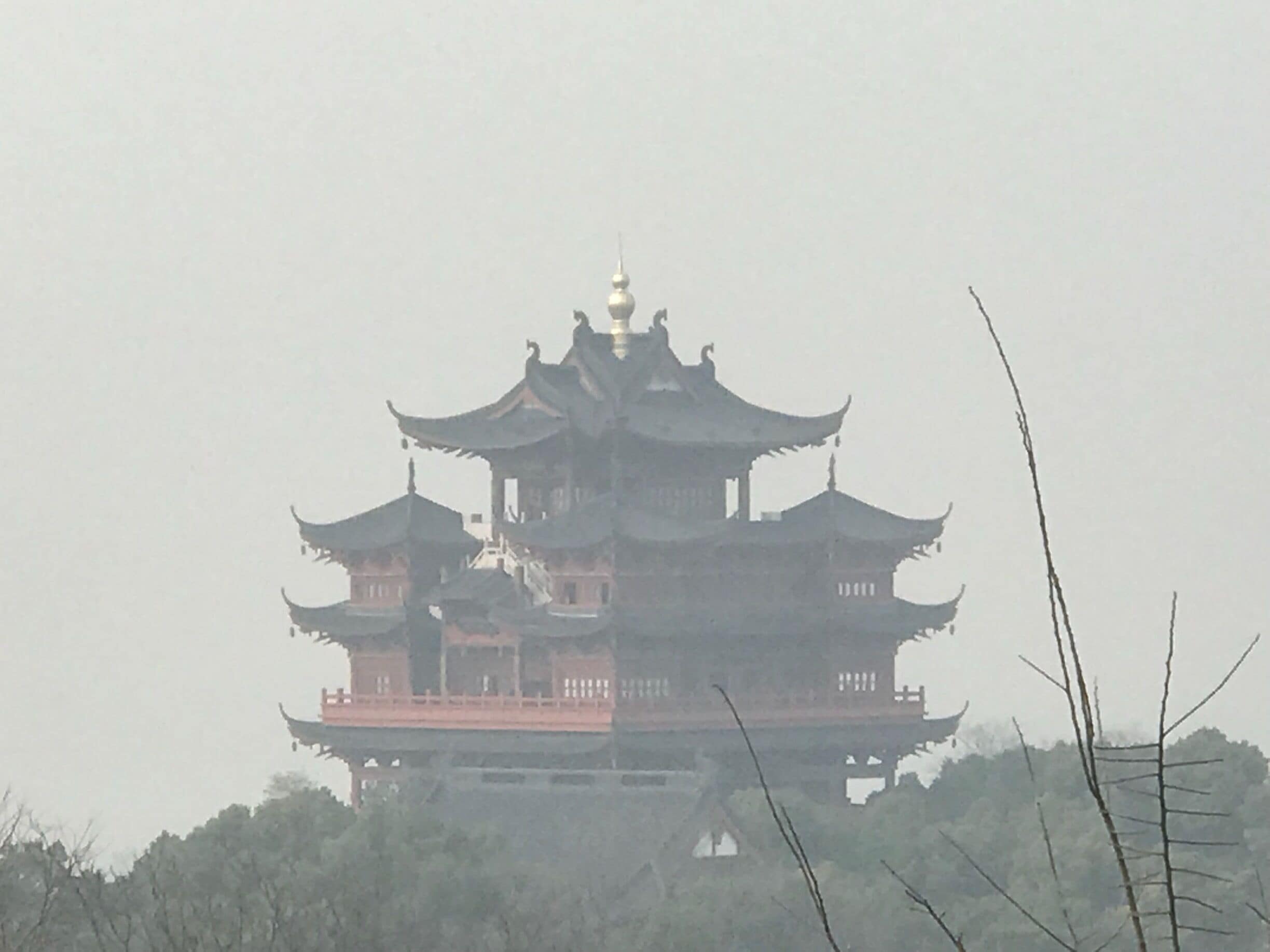 The hills, otiginally named Wu Hills (Wushan), gained the popular name City-God Hill during the Qing because at that time, it was believed that all city-gods in Hangzhou were enshrined there.