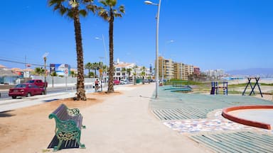 Chile La Serena beach footpath and cycle path